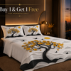 Dreamr DREAMLAND Bedsheet Set - Golden Blossom Tree