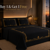 Dreamr Royal Luxury  Bedsheet – Royal Noir