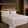 Dreamr Royal Luxury  Bedsheet – Imperial Ivory
