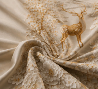 Dreamr DREAMLAND Bedsheet Set - Royal Forest Deer