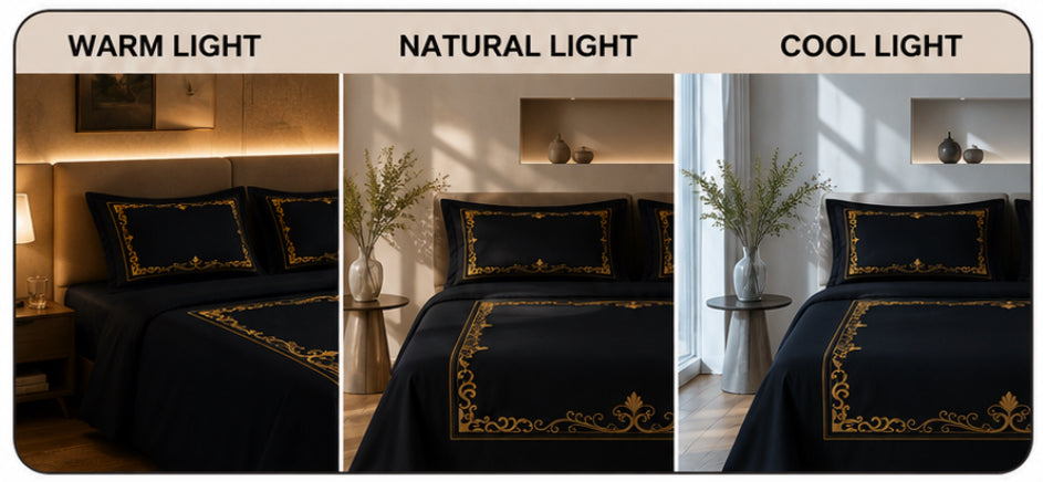 Dreamr Royal Luxury  Bedsheet – Royal Noir