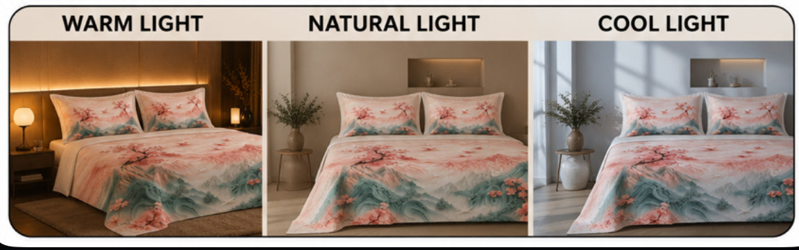 Dreamr DREAMLAND Bedsheet Set - Sakura Dreamscape