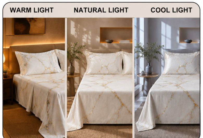 Dreamr Royal Luxury  Bedsheet – Marble Royale