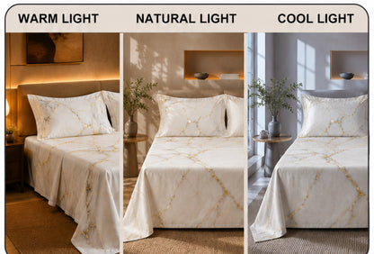Dreamr Royal Luxury  Bedsheet – Marble Royale