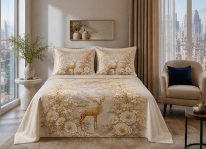 Dreamr DREAMLAND Bedsheet Set - Royal Forest Deer