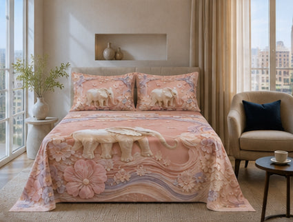 Floral Elephant Blush